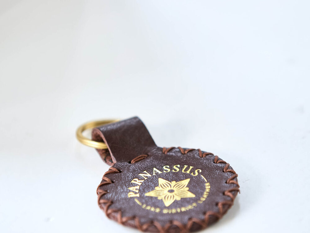 Parnassus Round Keyring Ullswater Brown