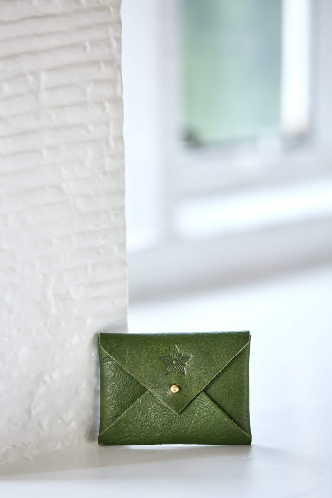 Parnassus Envelope Purse Grasmere Green