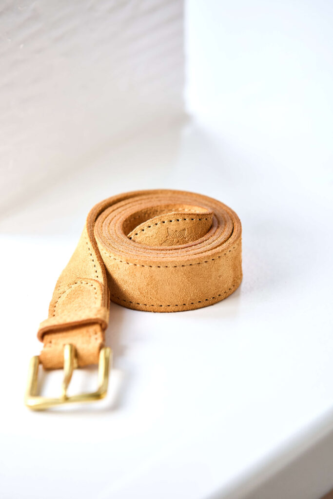 Parnassus Self-lined Belt Coniston Copper Suede