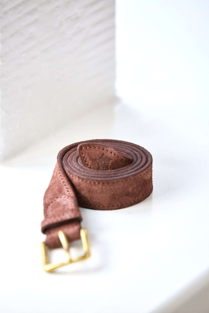 Parnassus Self-lined Belt Coniston Copper Suede
